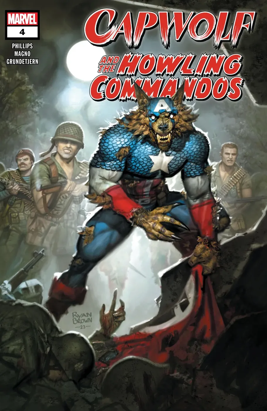 Cover of Capwolf & the Howling Commandos #4