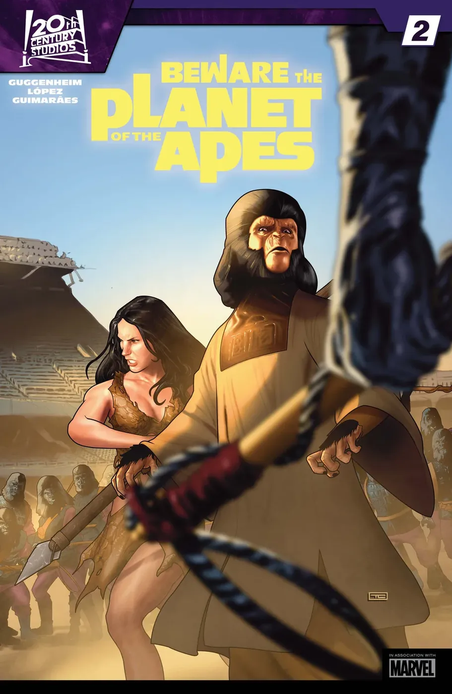 Cover of Beware the Planet of the Apes #2