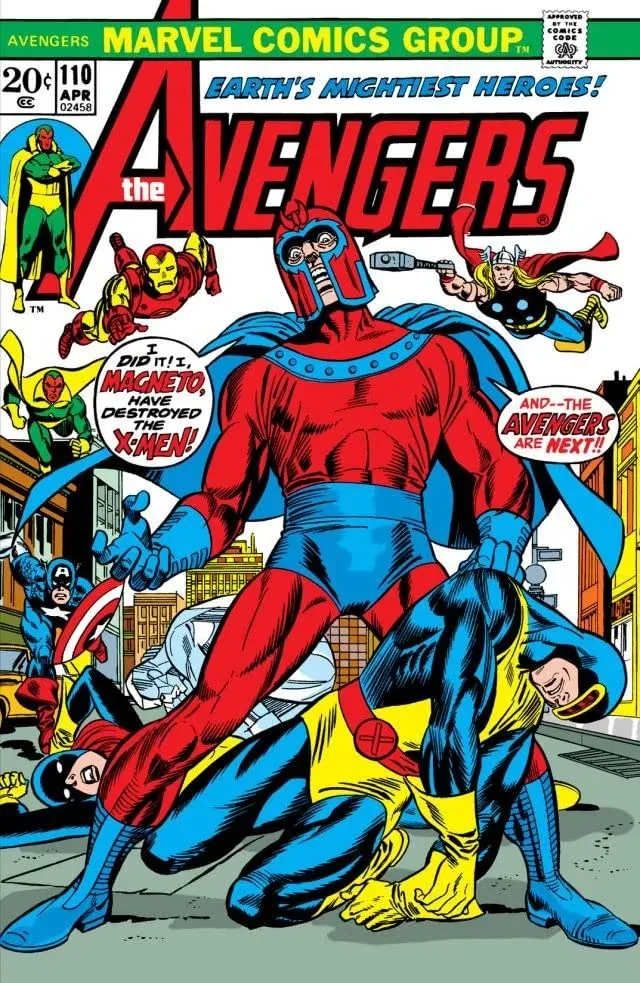 Cover of The Avengers #110