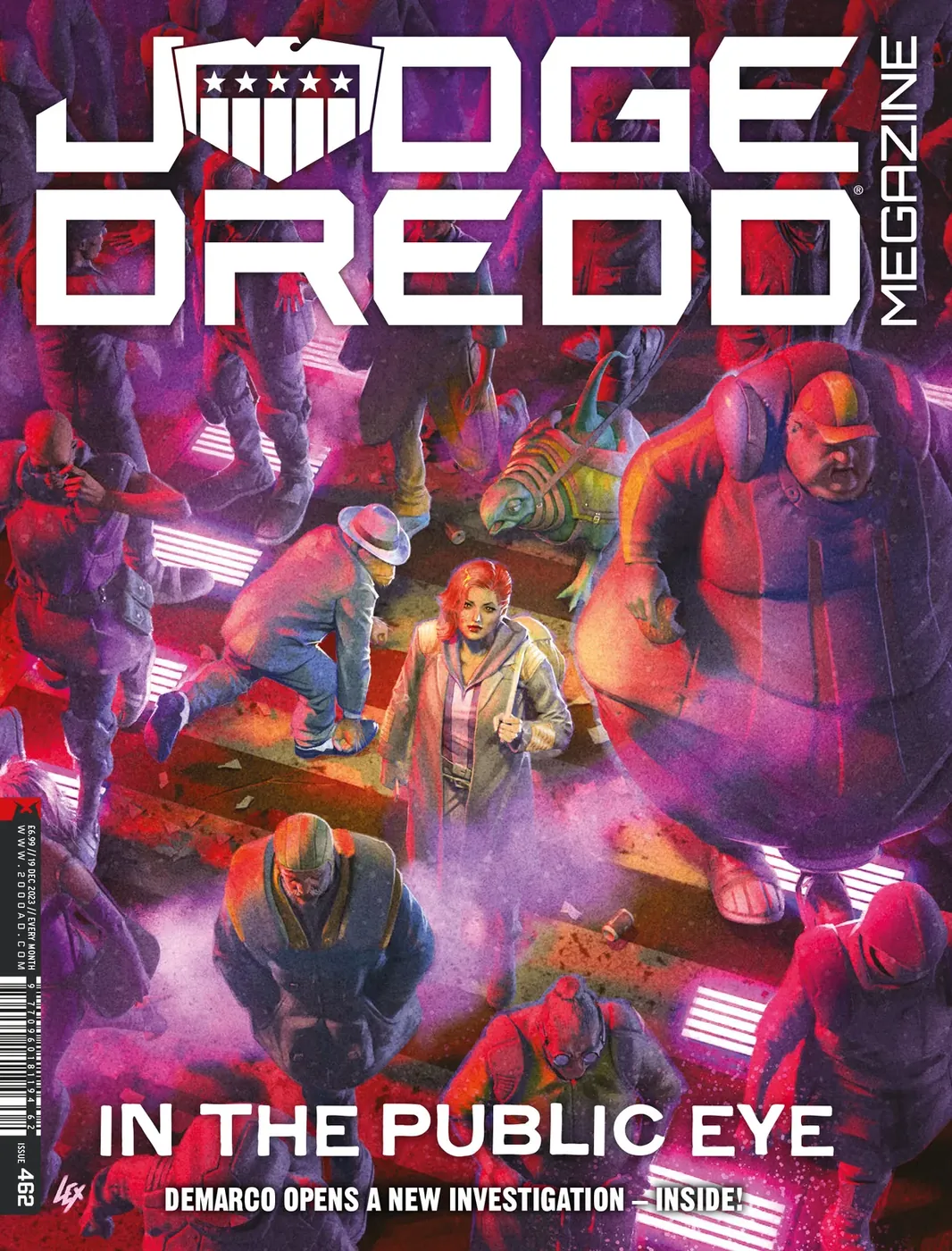 Cover of Judge Dredd Megazine #462