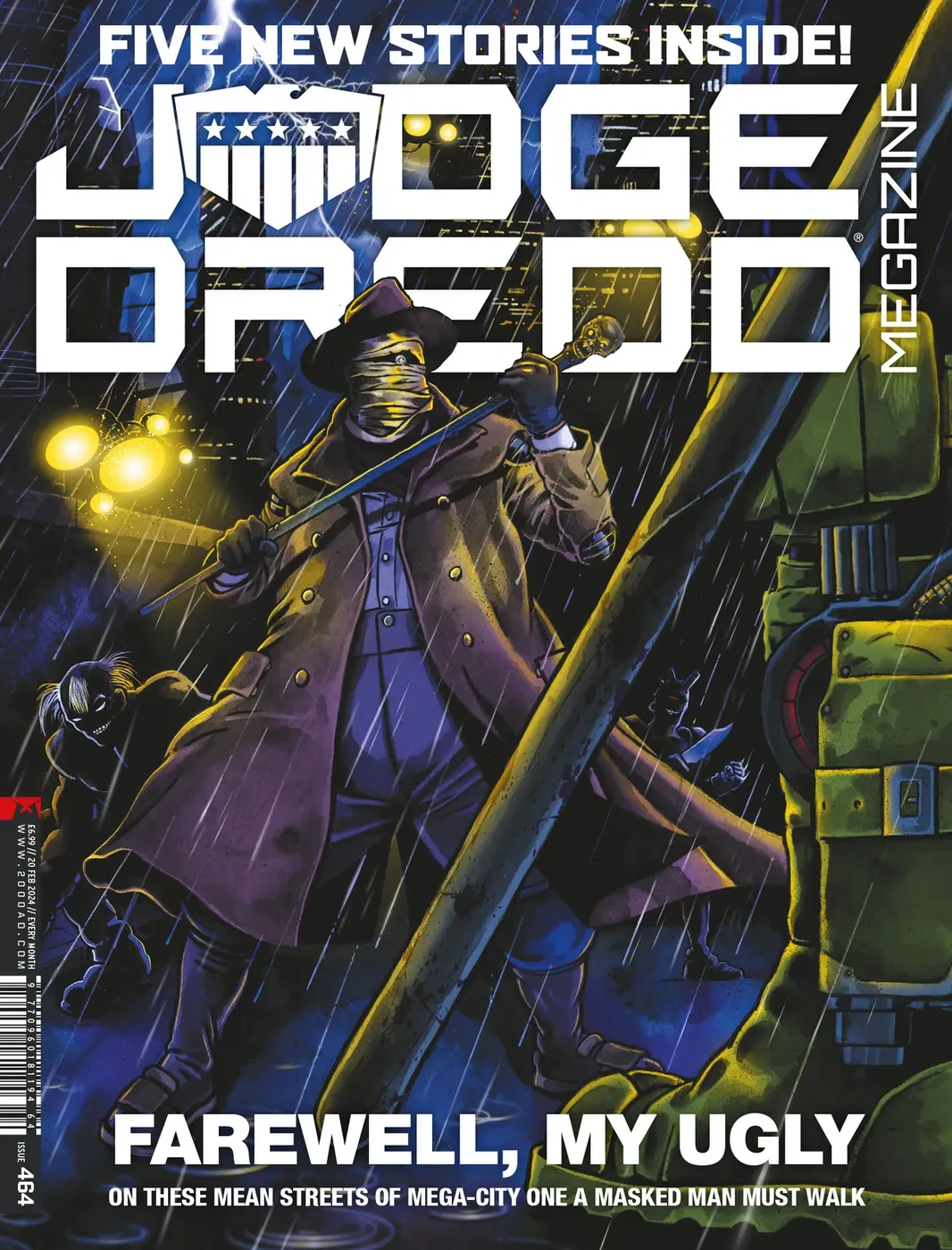 Cover of Judge Dredd Megazine #464