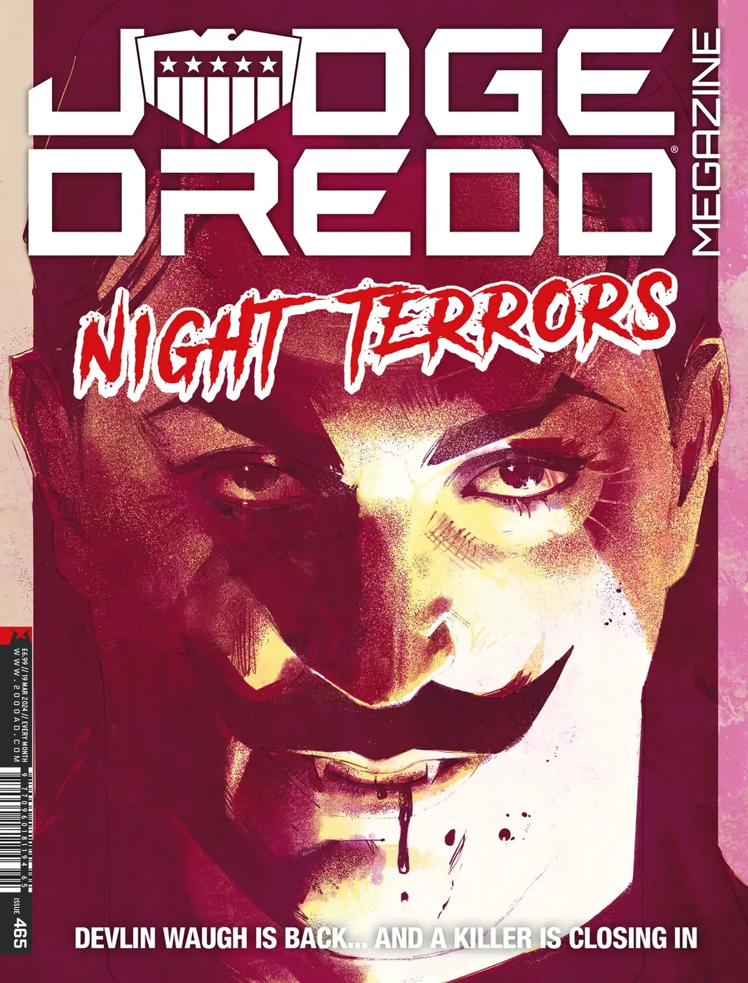 Cover of Judge Dredd Megazine #465