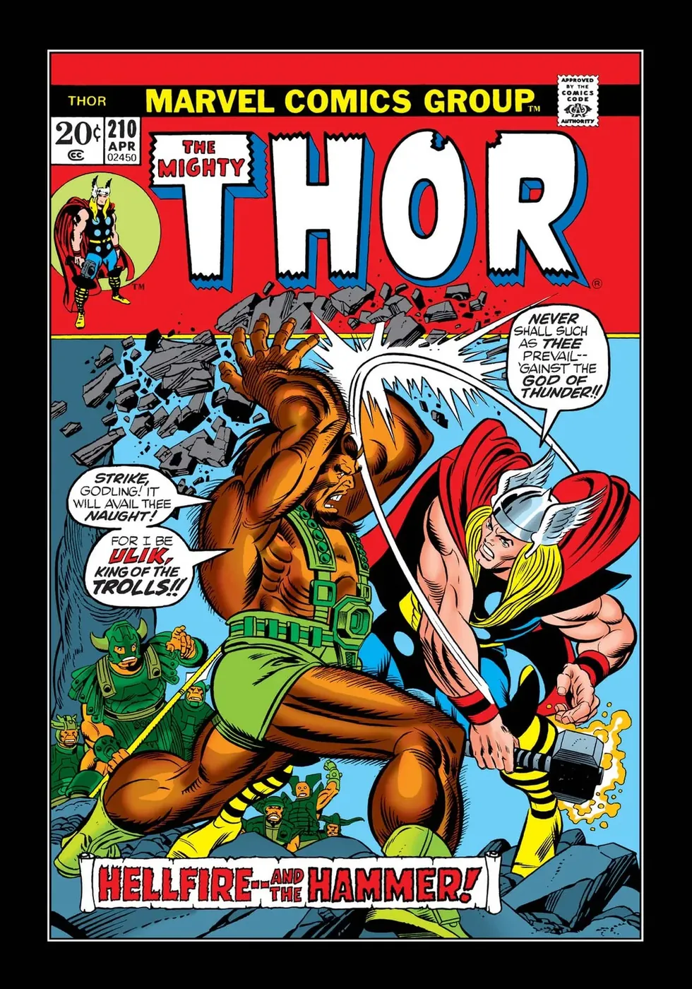 Cover of Thor #210