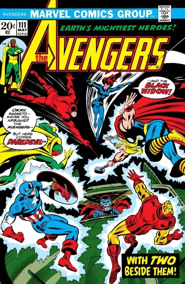 Cover of The Avengers #111