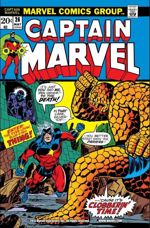 Cover of Captain Marvel #26