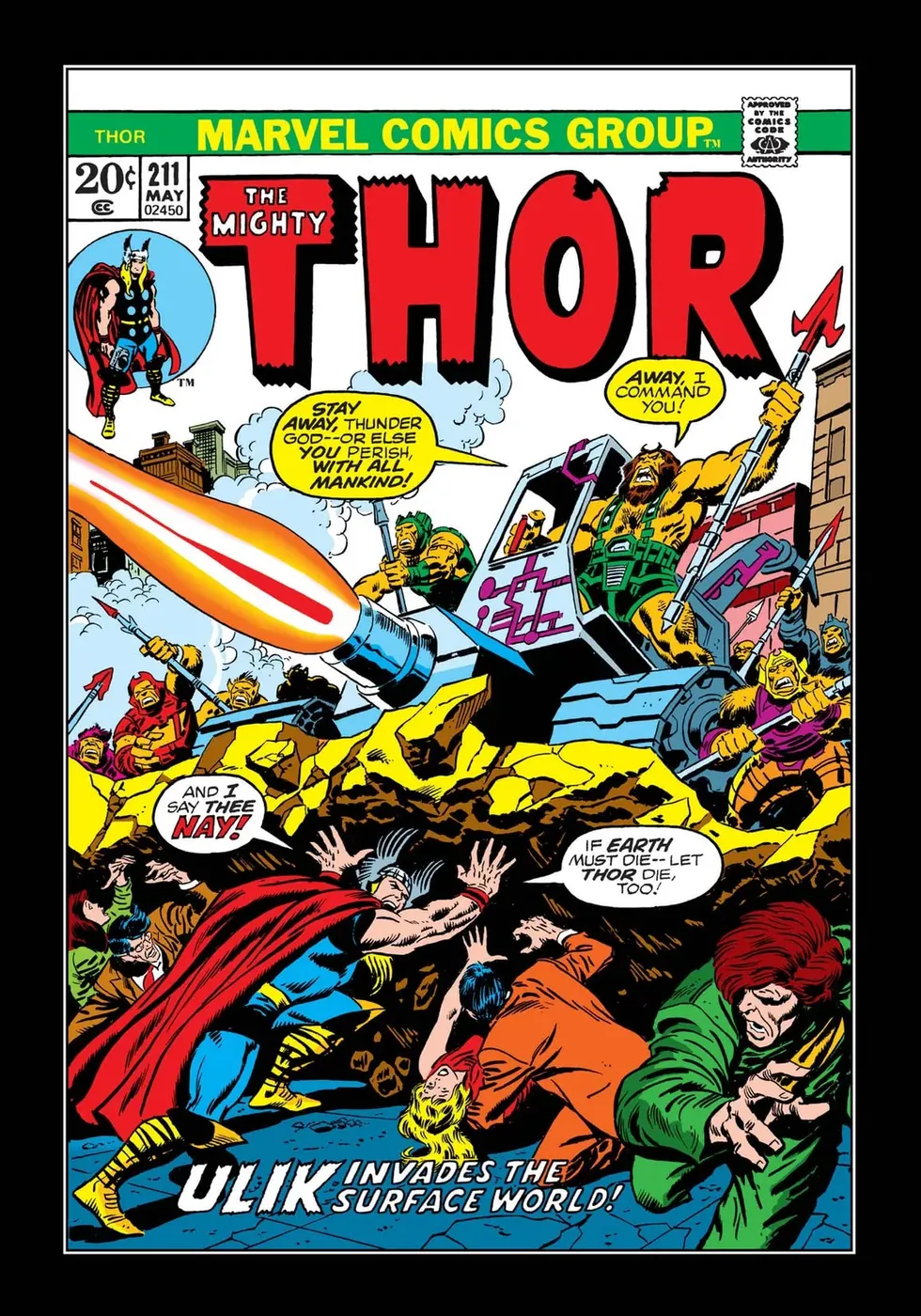 Cover of Thor #211