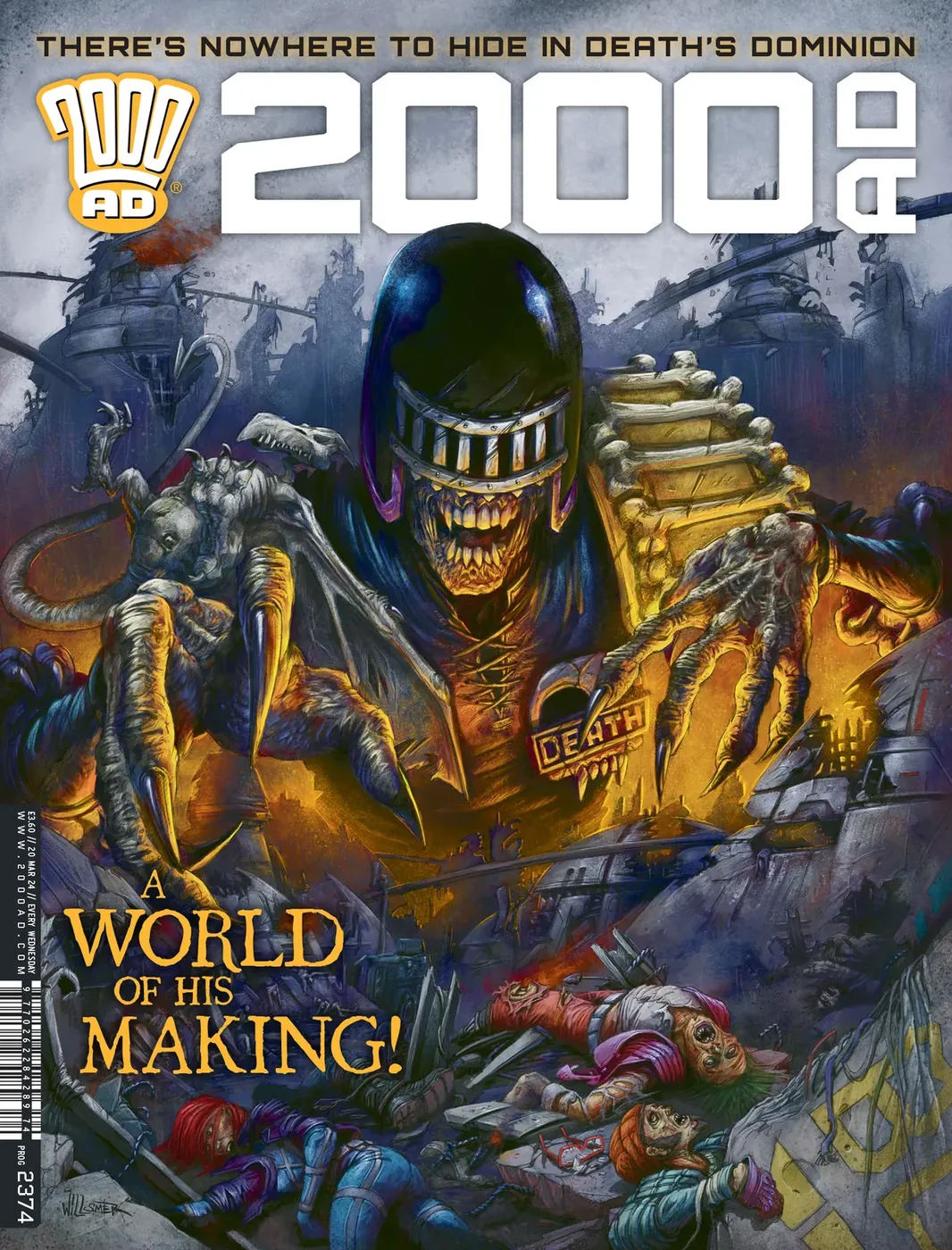 Cover of 2000 AD #2374