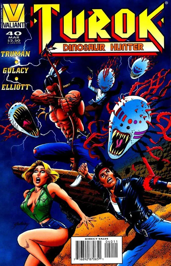 Cover of Turok, Dinosaur Hunter #40