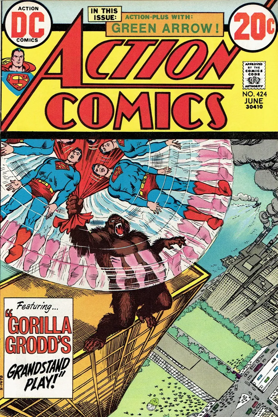 Cover of Action Comics #424