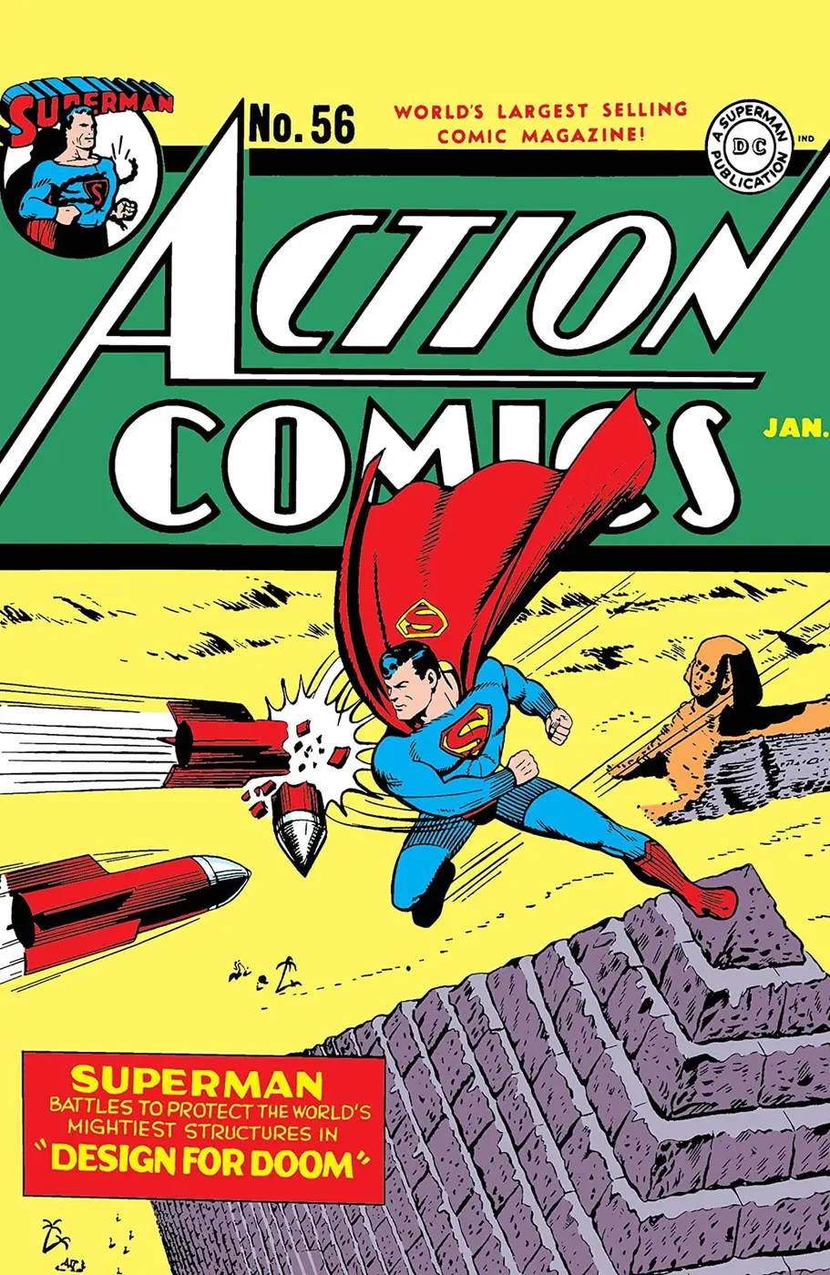 Cover of Action Comics #56