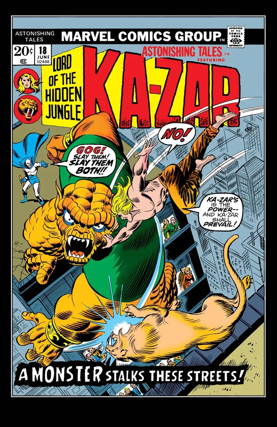 Cover of Astonishing Tales #18