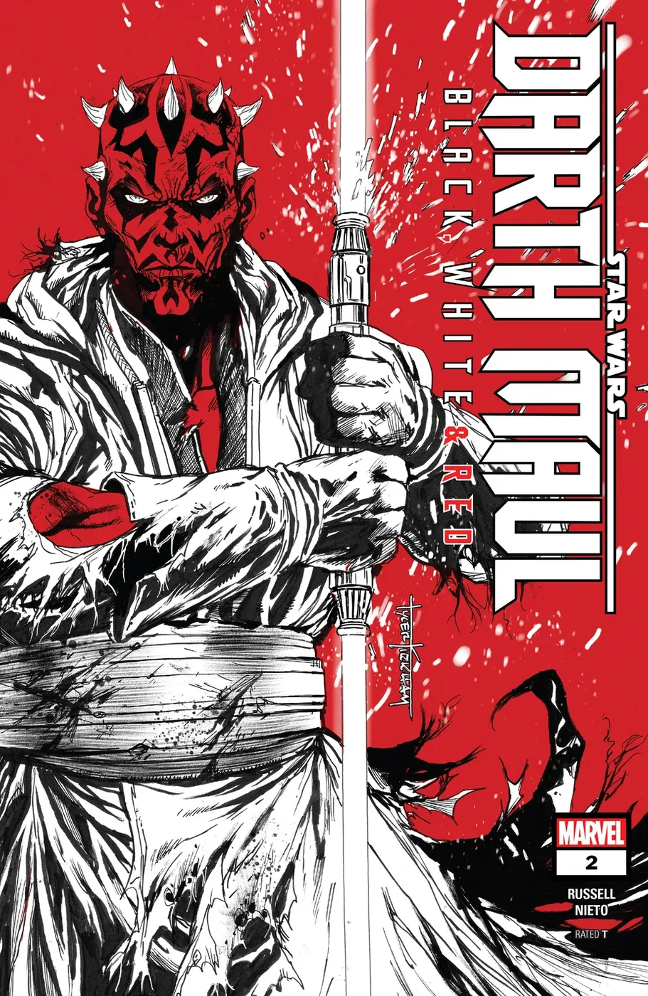 Cover of Star Wars: Darth Maul - Black, White & Red #2