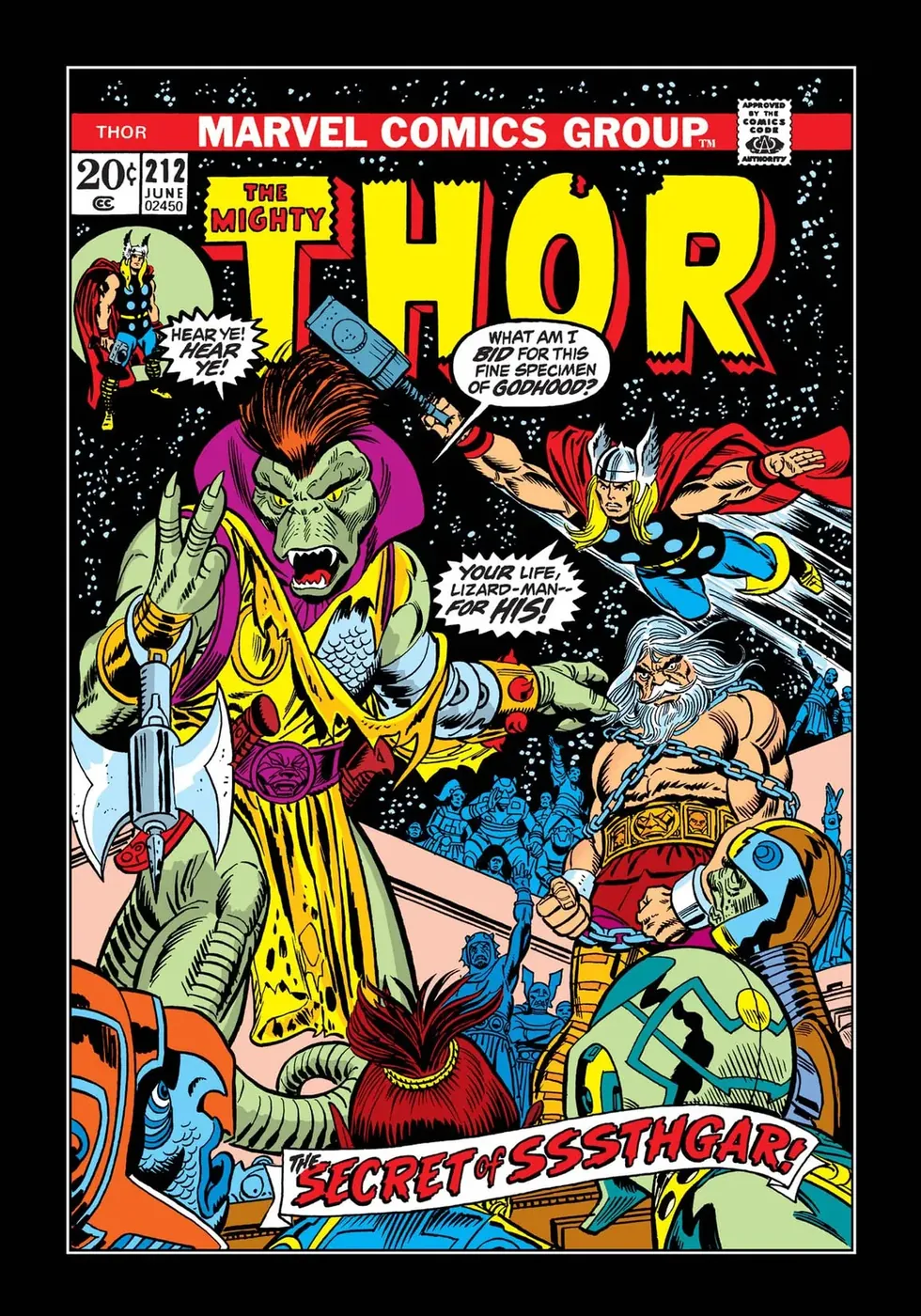 Cover of Thor #212
