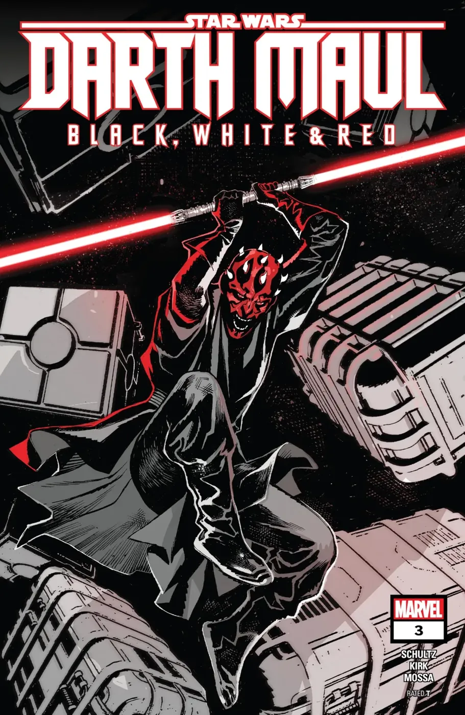 Cover of Star Wars: Darth Maul - Black, White & Red #3