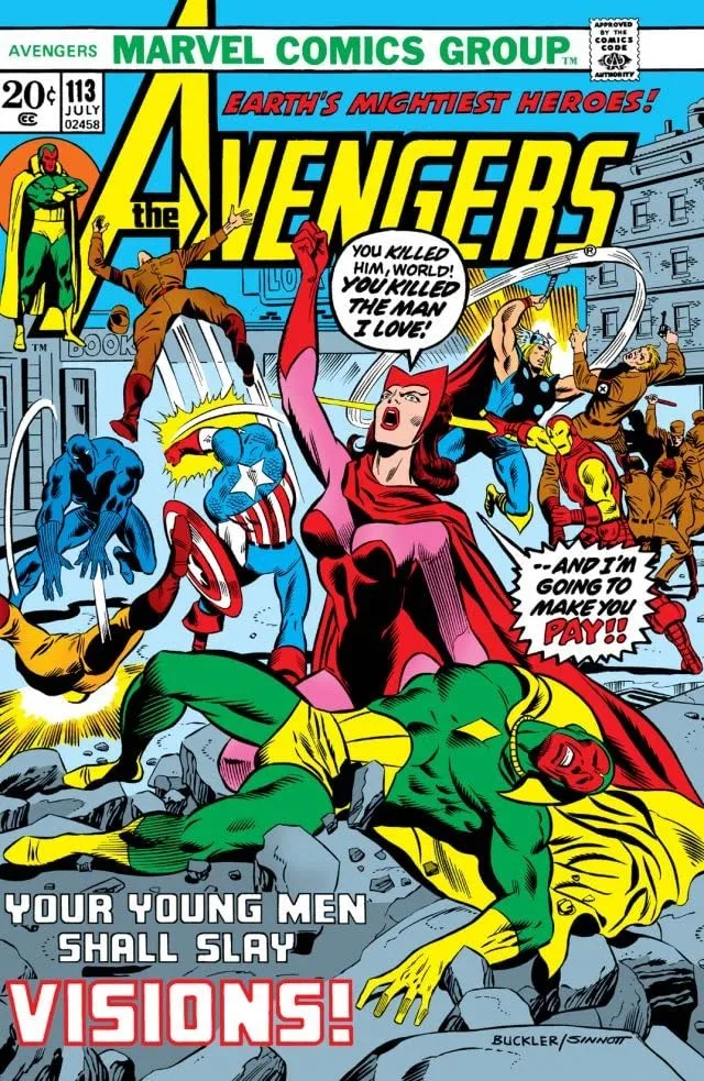 Cover of The Avengers #113