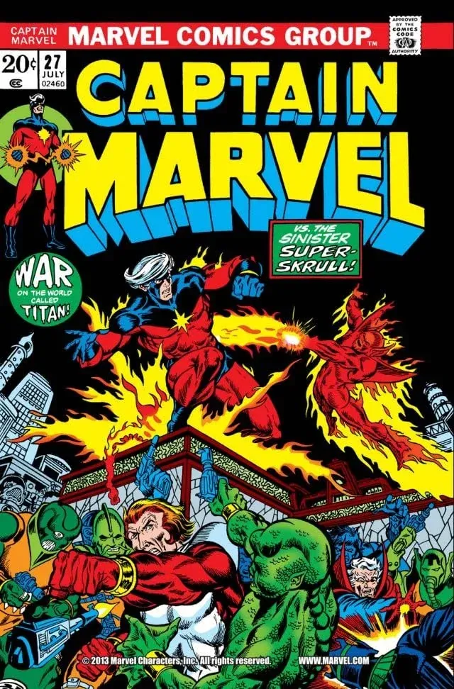 Cover of Captain Marvel #27
