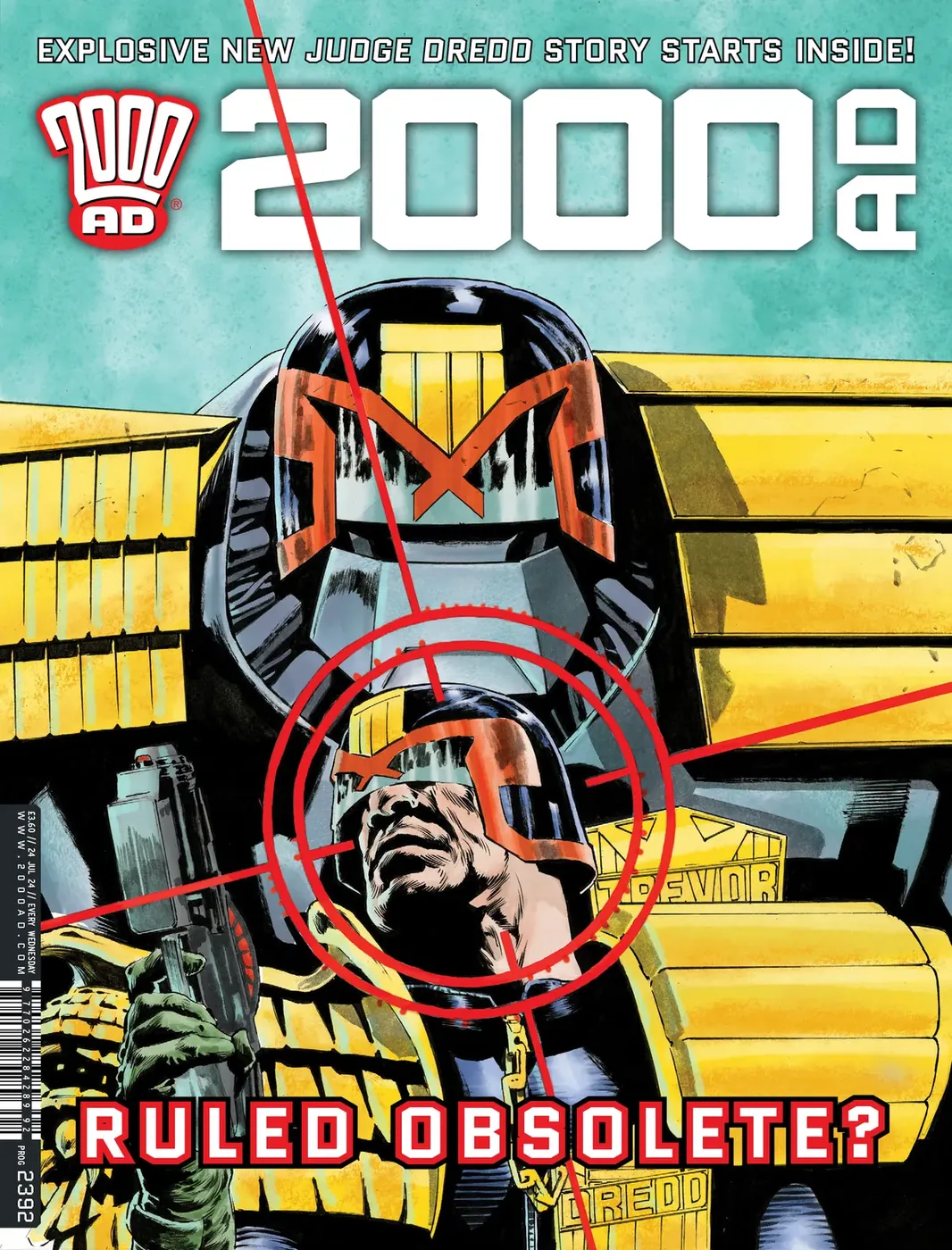Cover of 2000 AD #2392