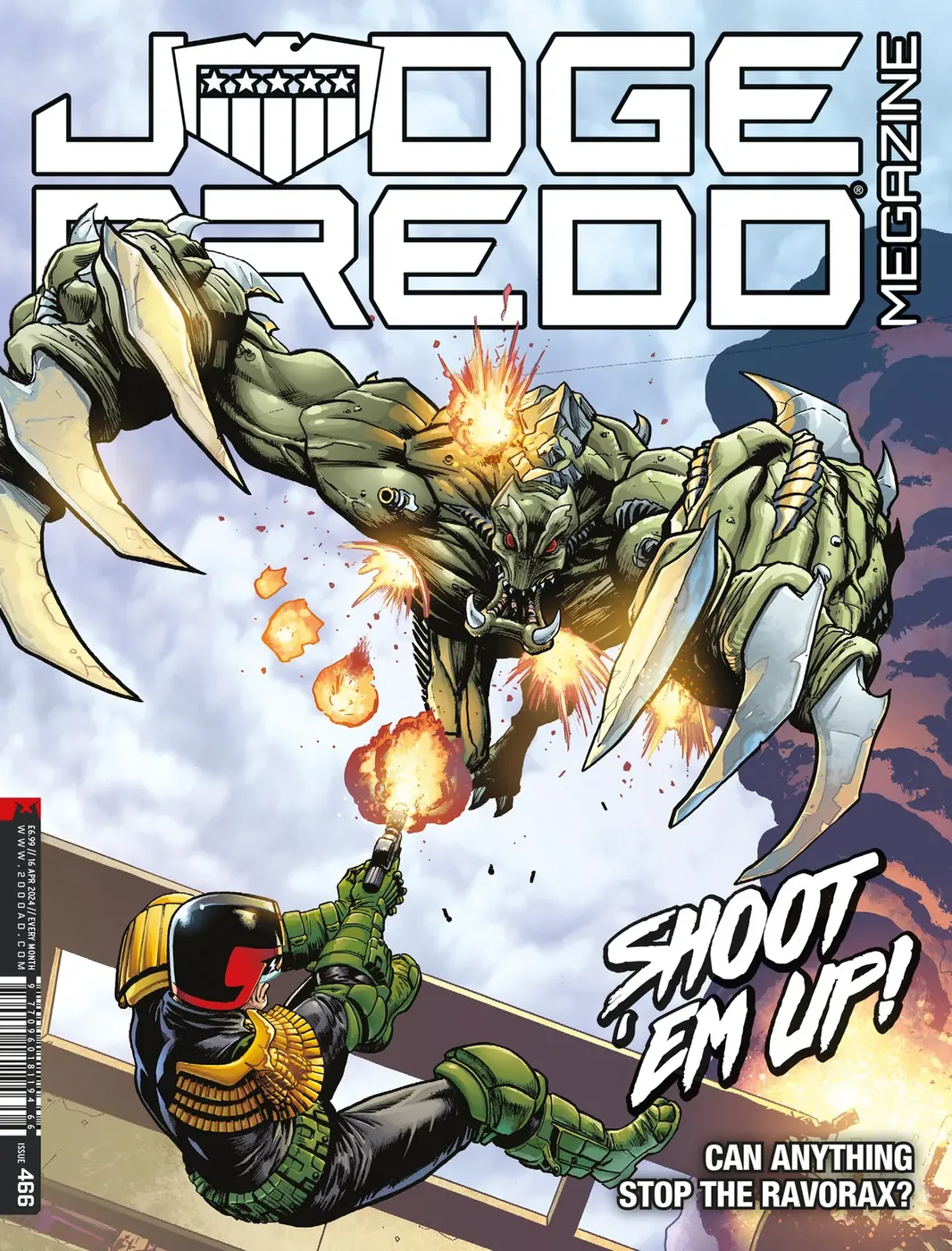Cover of Judge Dredd Megazine #466