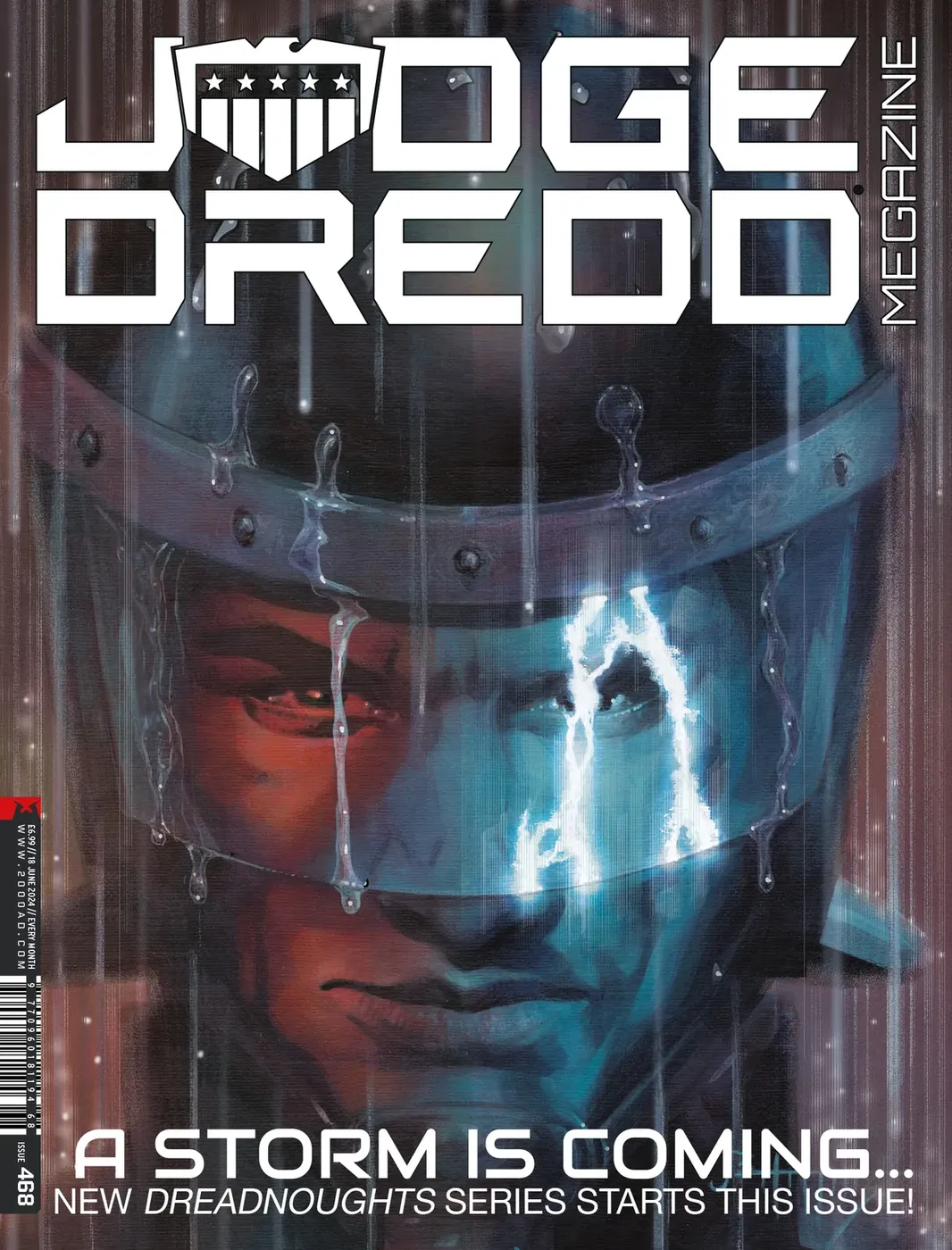 Cover of Judge Dredd Megazine #468