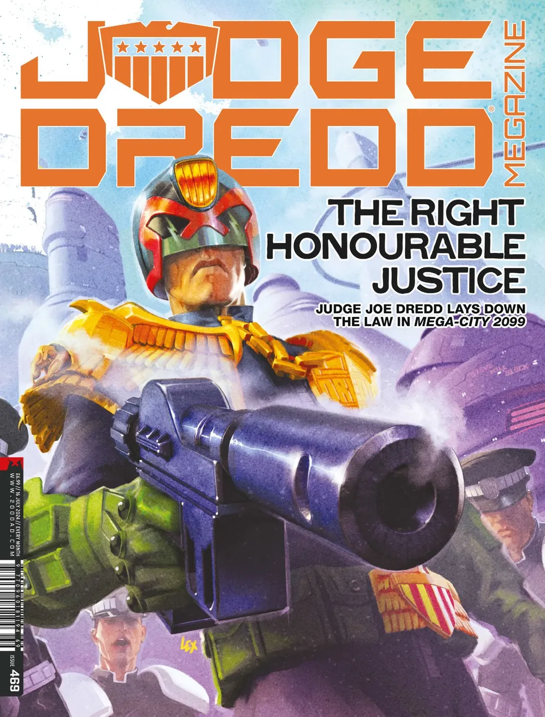 Cover of Judge Dredd Megazine #469