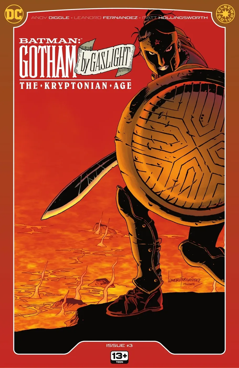 Cover of Batman: Gotham by Gaslight - The Kryptonian Age #3