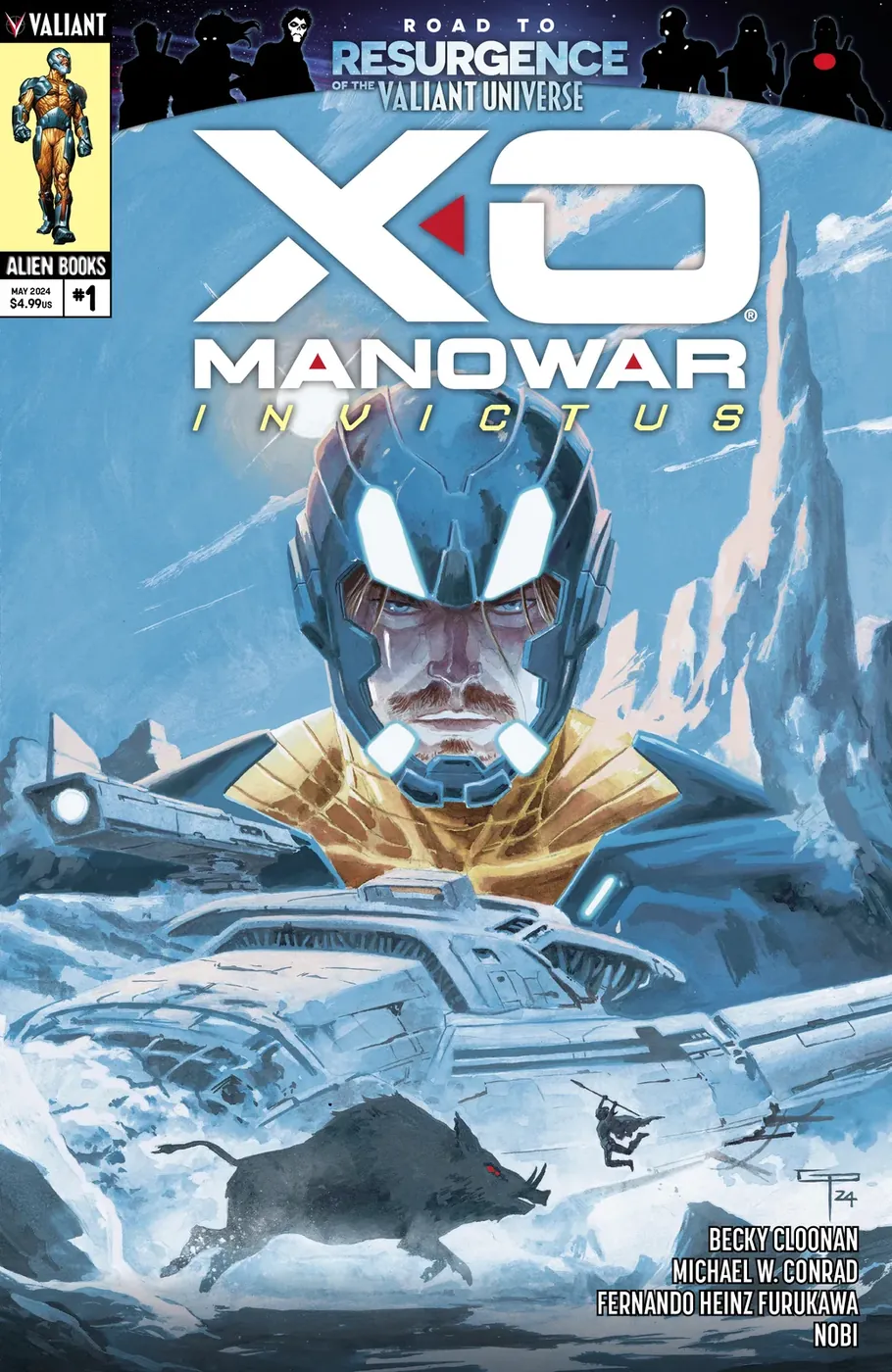Cover of X-O Manowar: Invictus #1