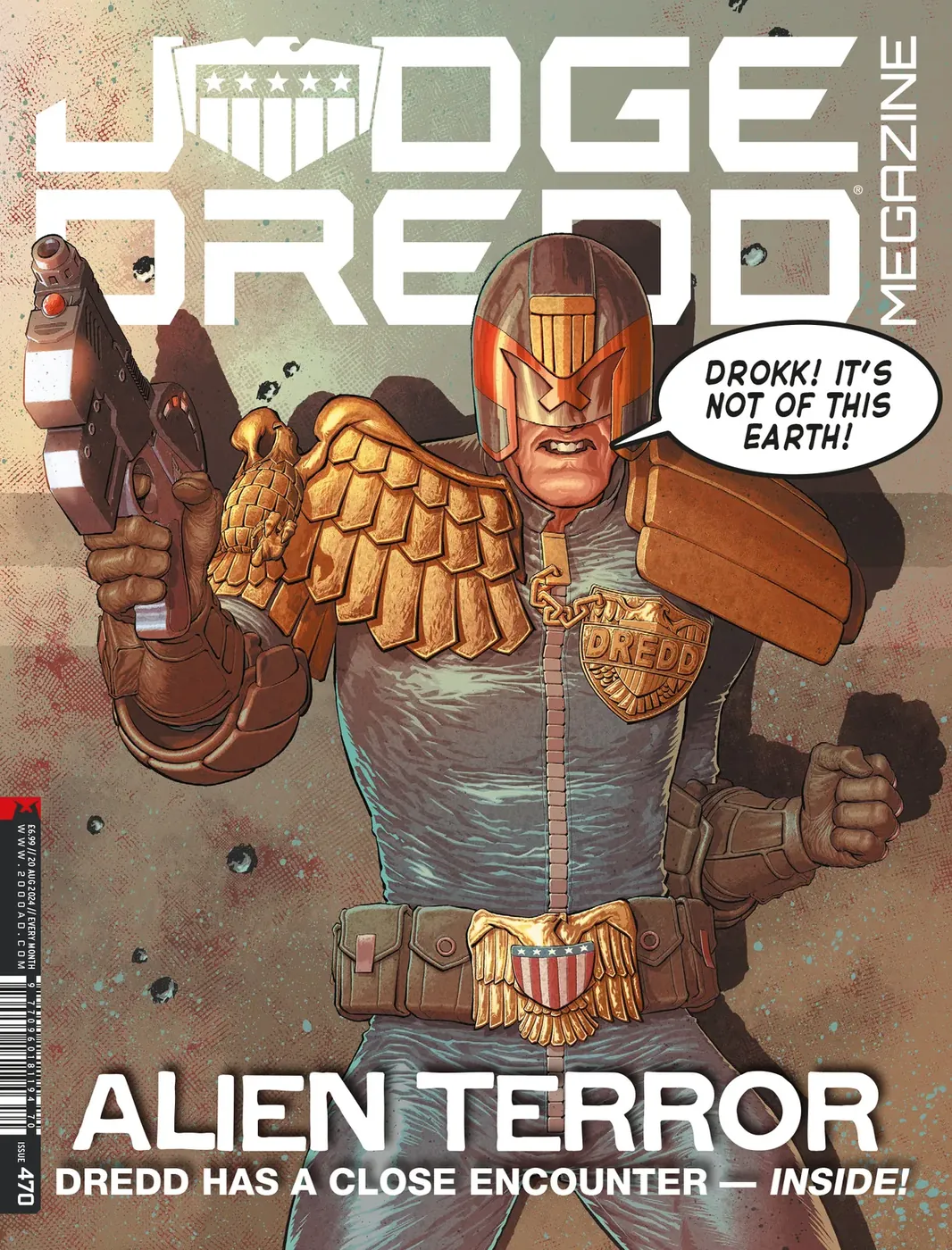 Cover of Judge Dredd Megazine #470