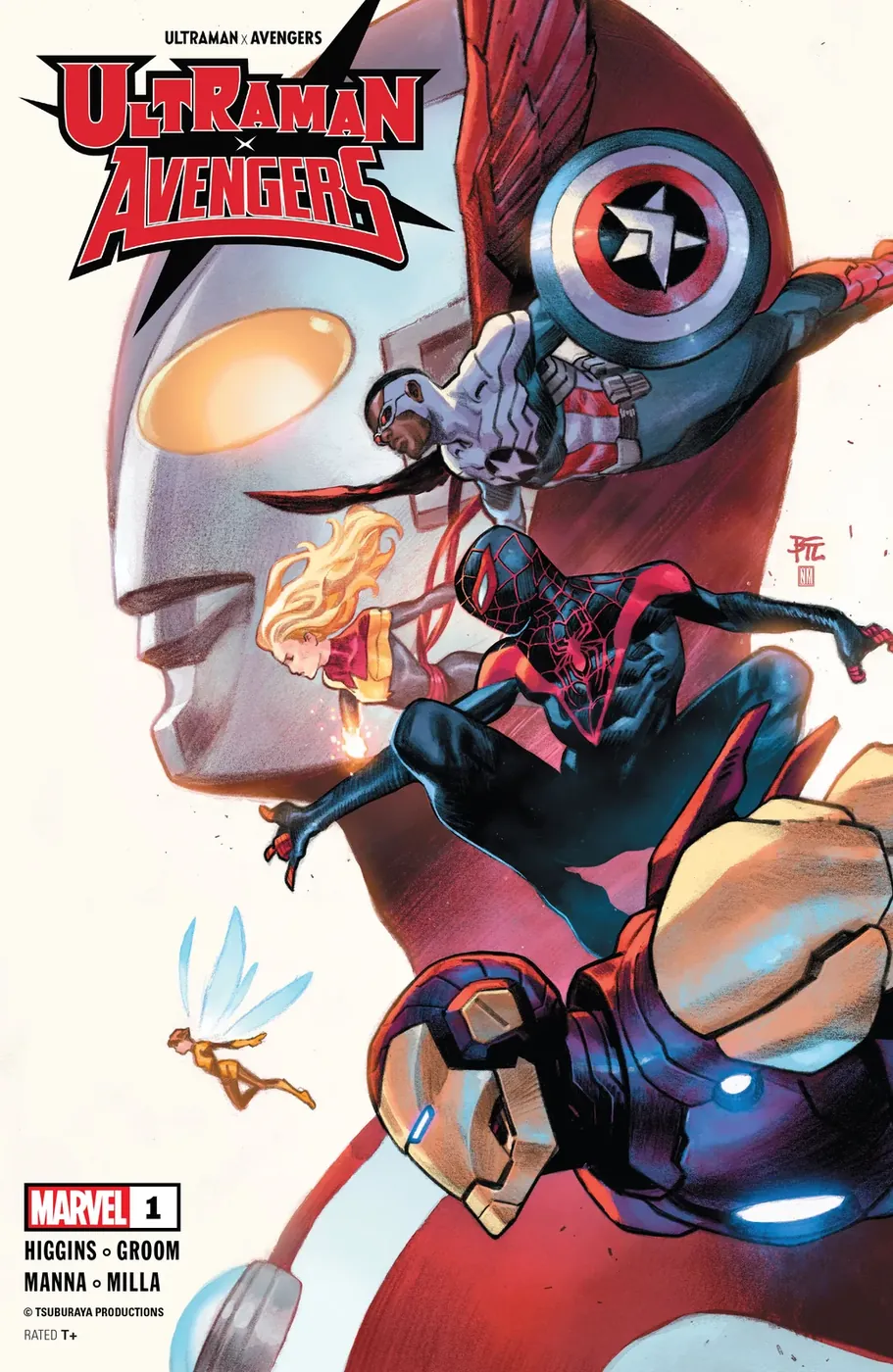 Cover of Ultraman x the Avengers #1