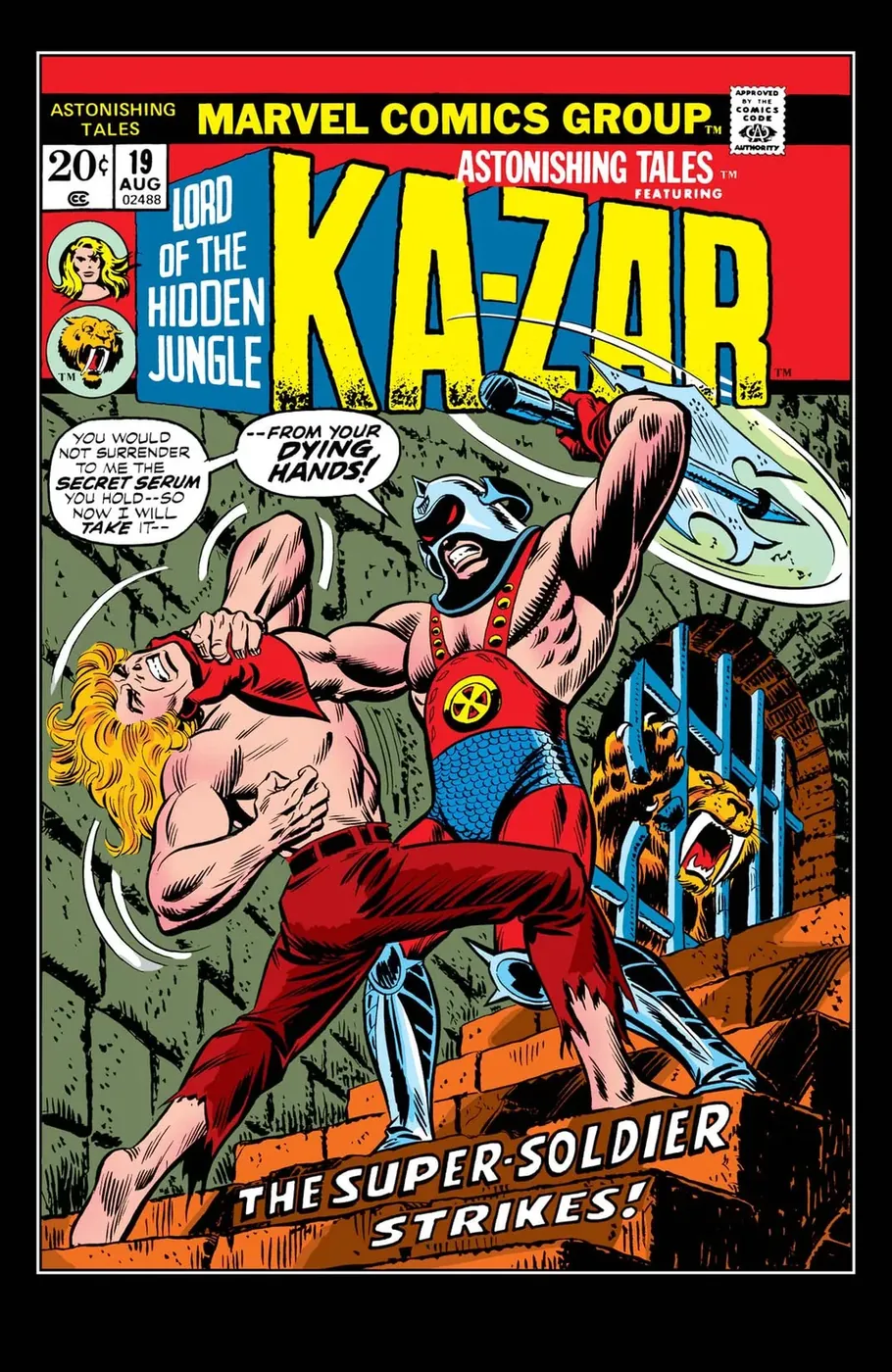 Cover of Astonishing Tales #19