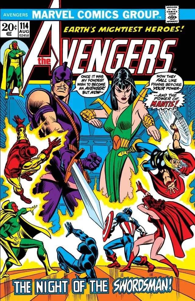 Cover of The Avengers #114
