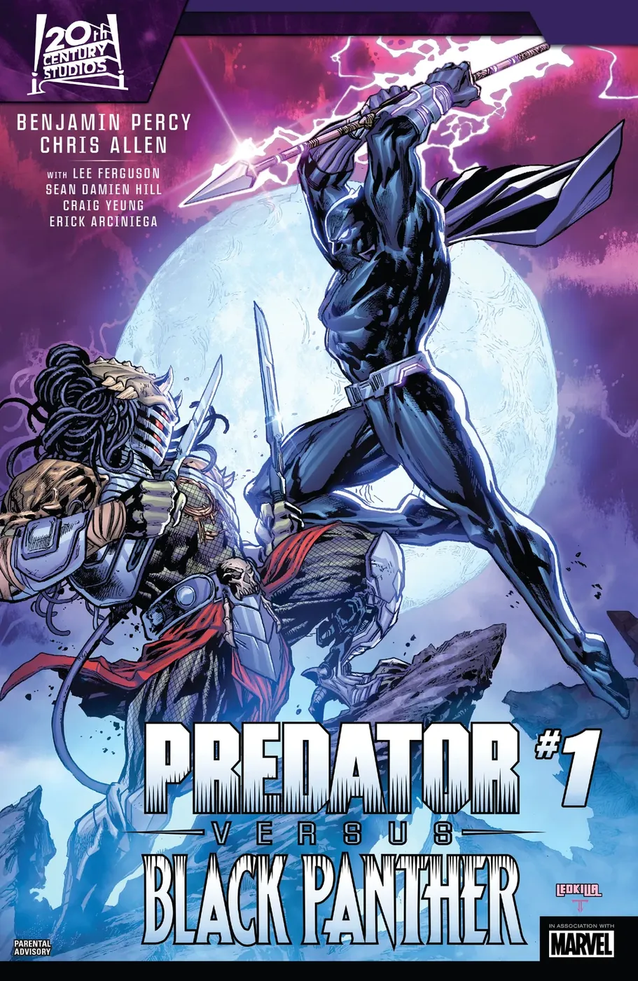 Cover of Predator vs. Black Panther #1