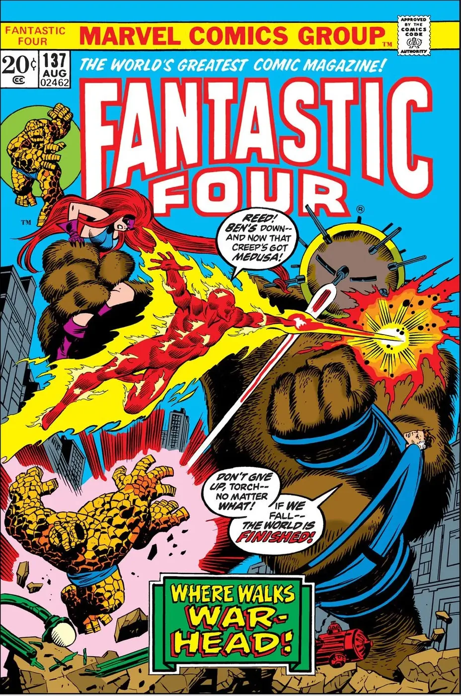Cover of Fantastic Four #137