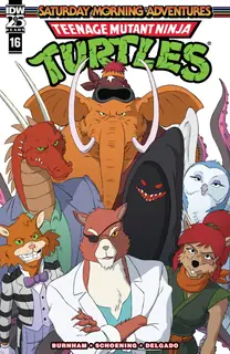 Cover of Teenage Mutant Ninja Turtles: Saturday Morning Adventures #16