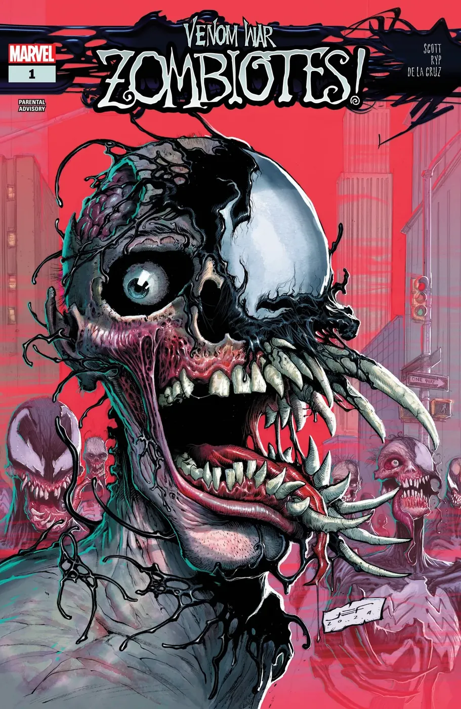 Cover of Venom War: Zombiotes #1