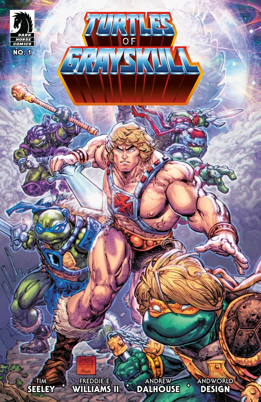 Cover of Masters of the Universe / Teenage Mutant Ninja Turtles: Turtles of Grayskull #1
