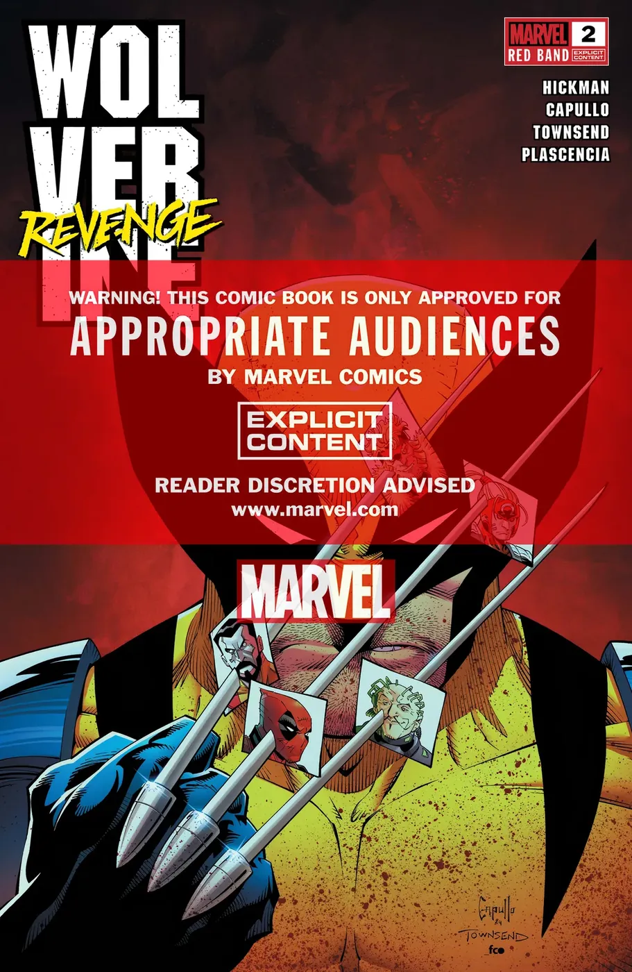 Cover of Wolverine: Revenge - Red Band #2