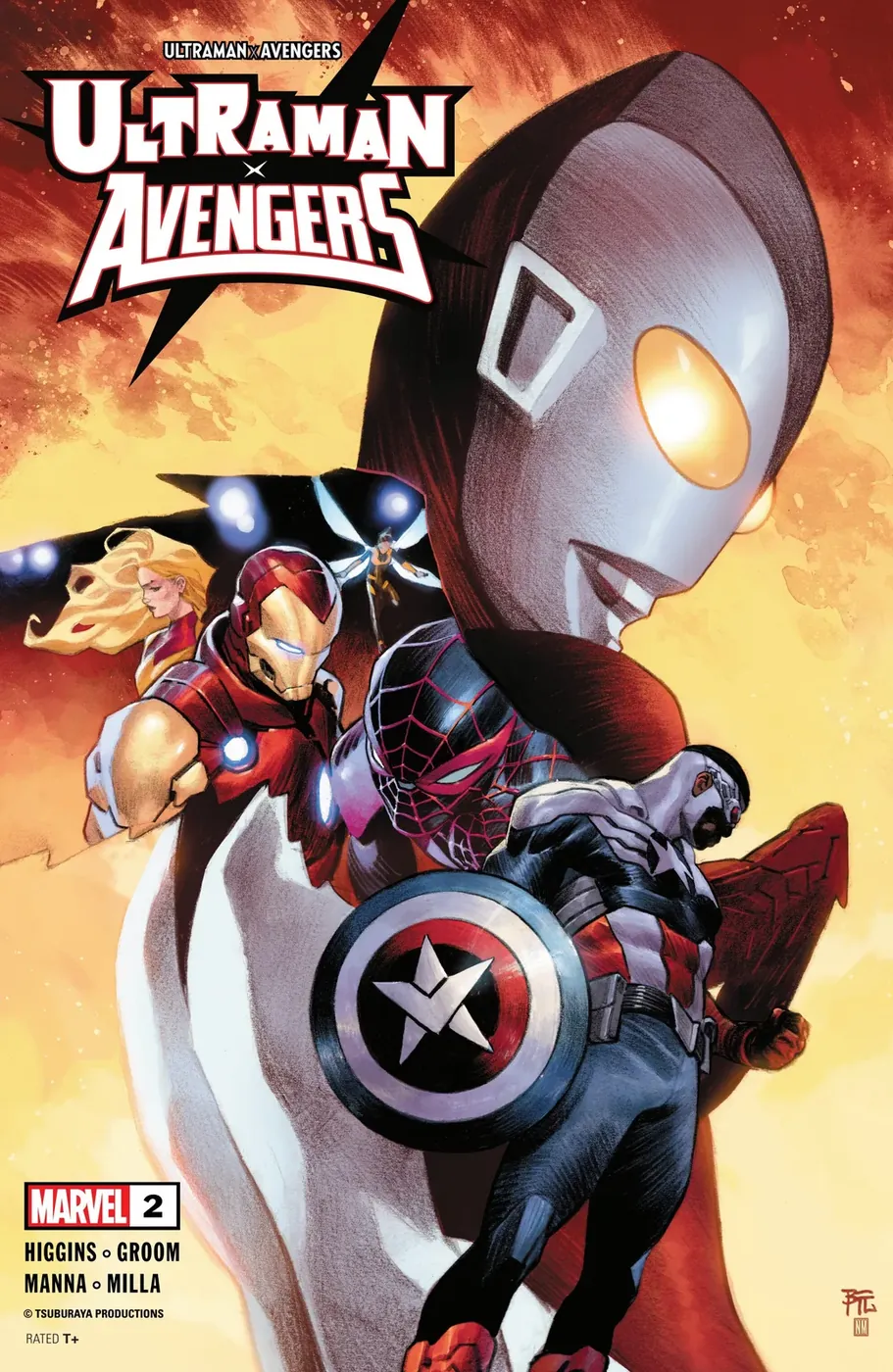 Cover of Ultraman x the Avengers #2