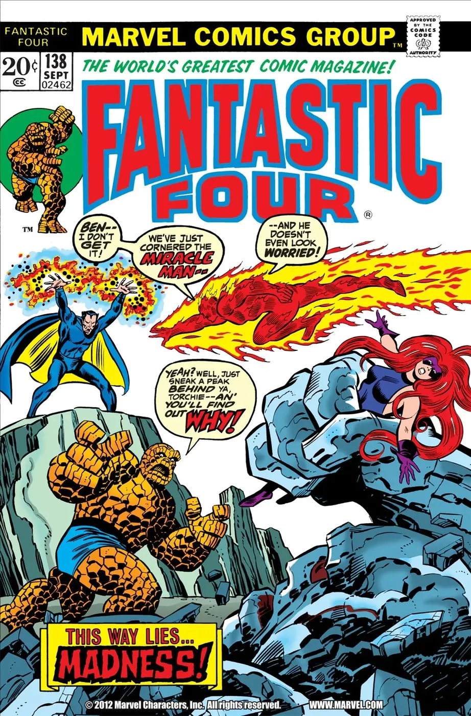 Cover of Fantastic Four #138