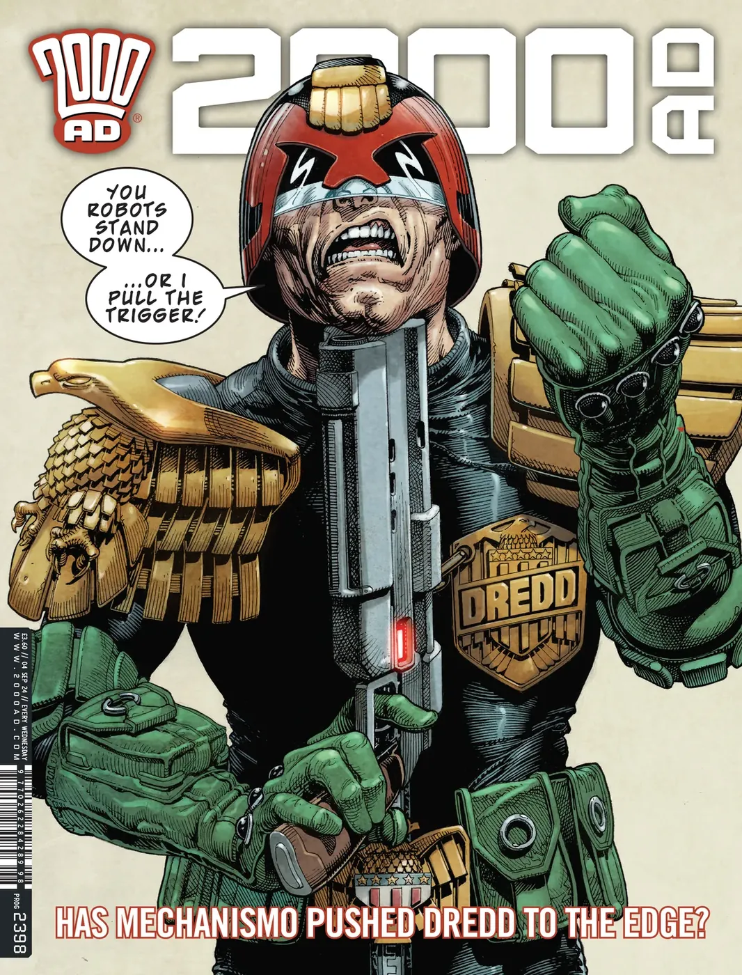 Cover of 2000 AD #2398