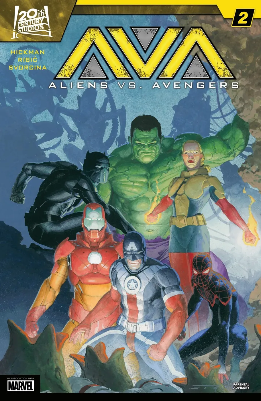 Cover of Aliens vs. Avengers #2