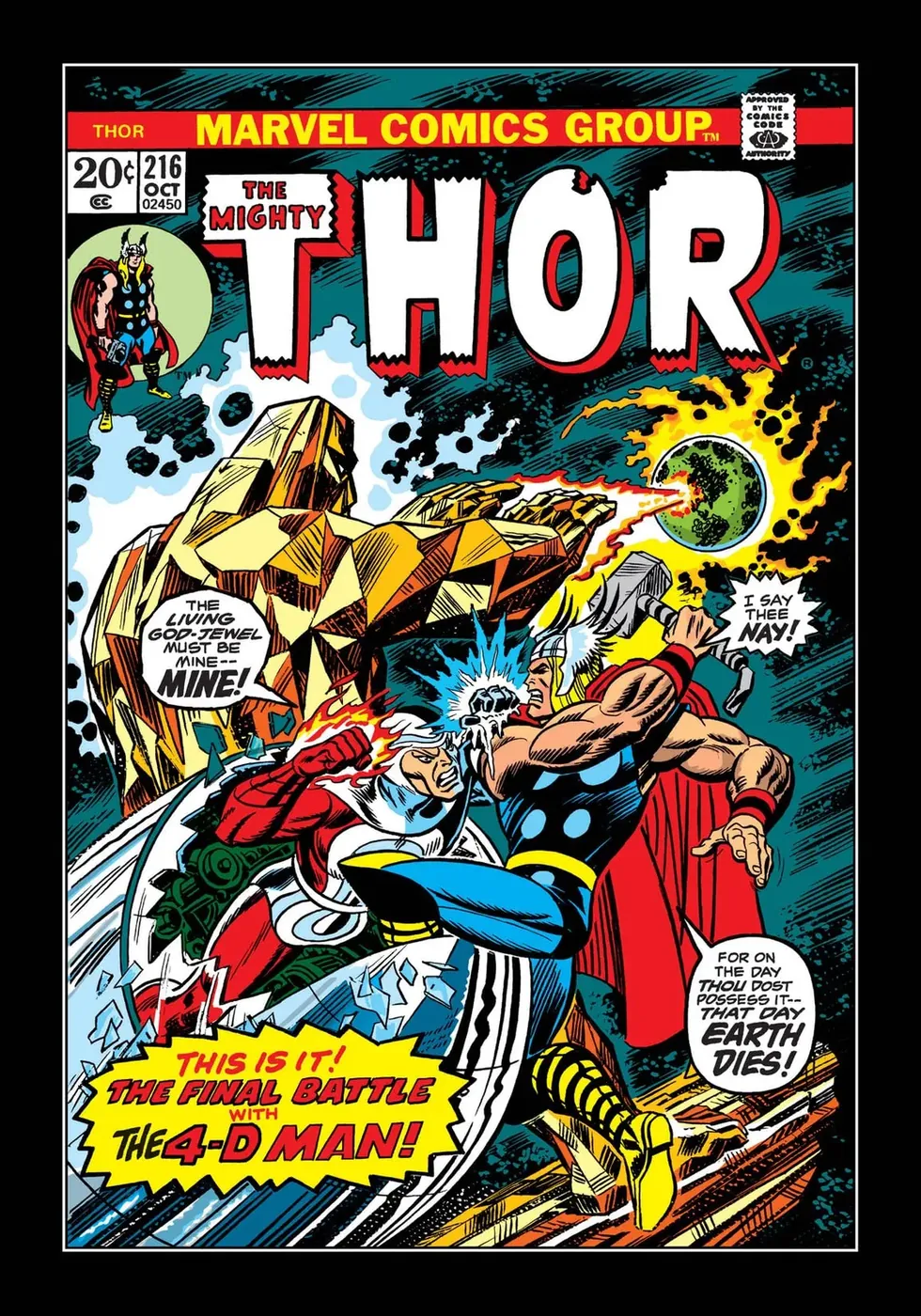 Cover of Thor #216