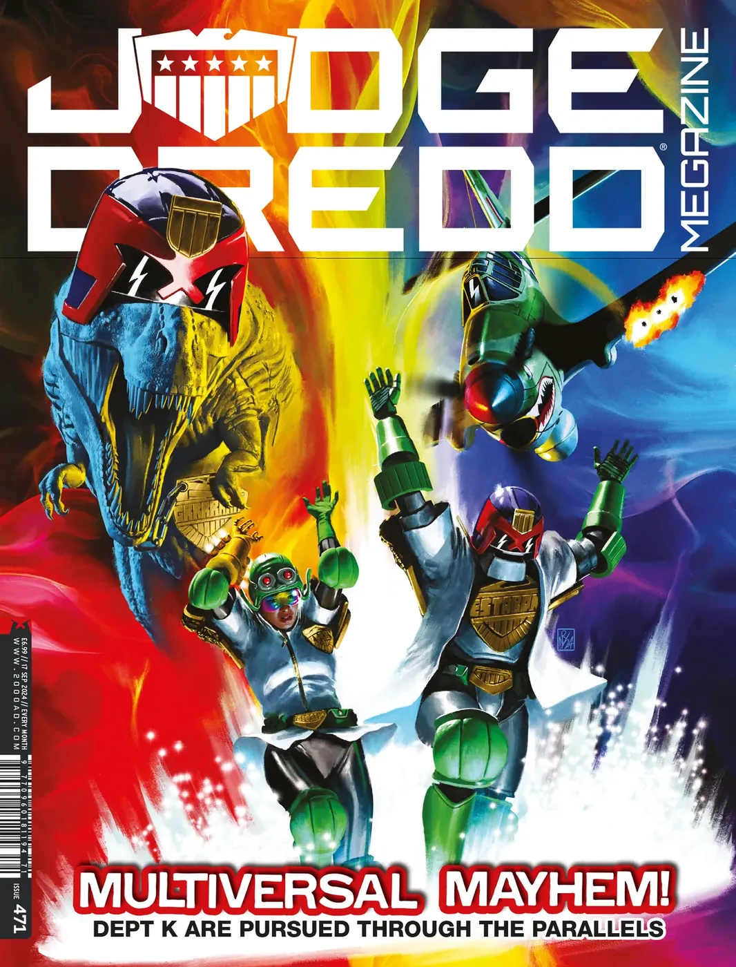 Cover of Judge Dredd Megazine #471