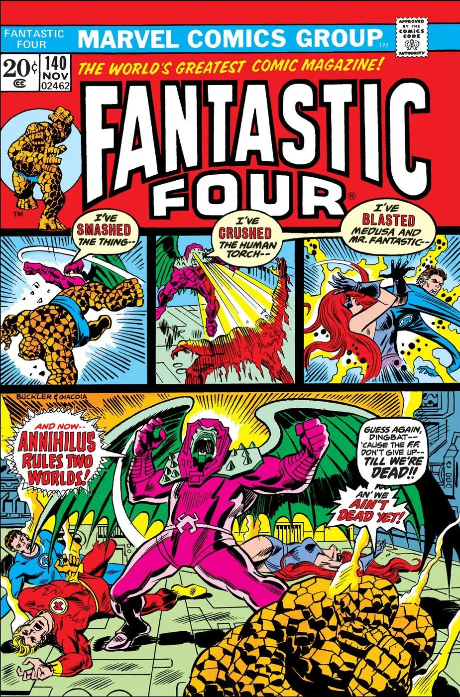 Cover of Fantastic Four #140