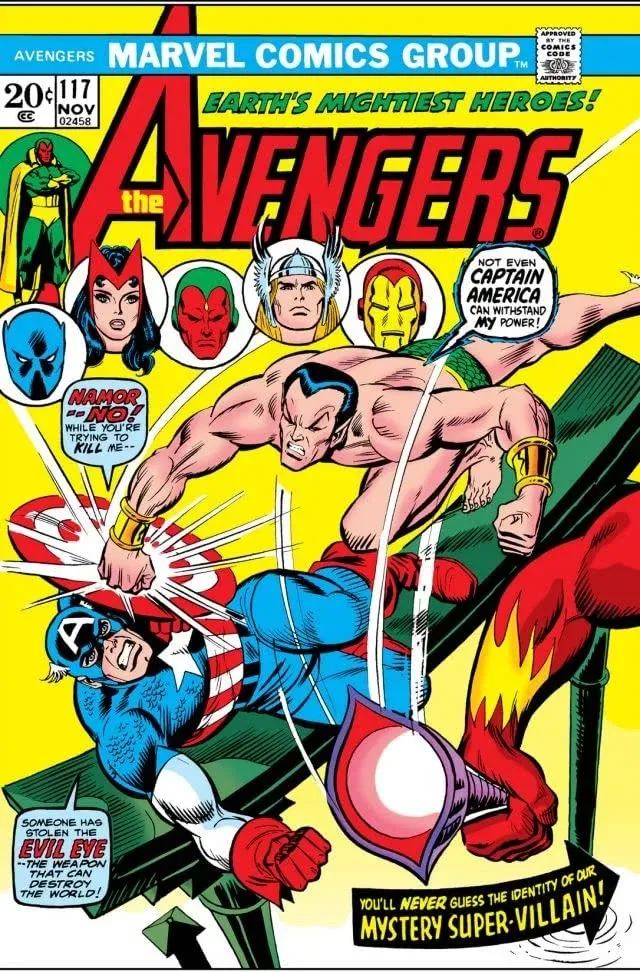 Cover of The Avengers #117