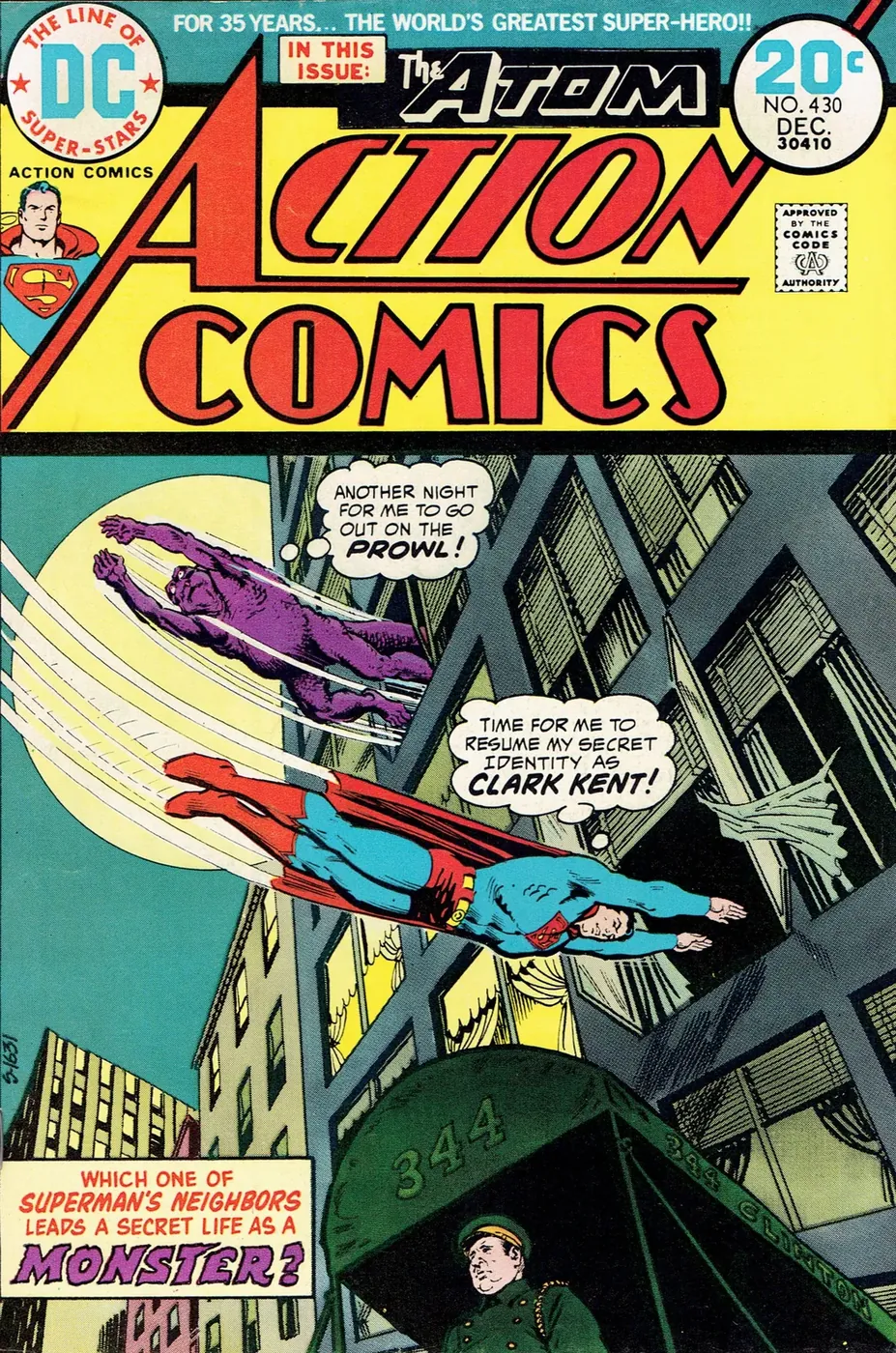 Cover of Action Comics #430
