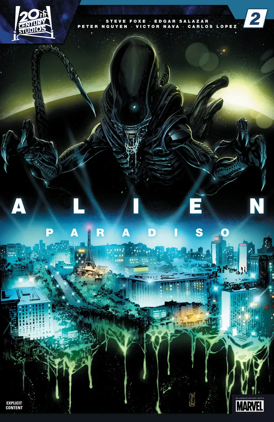 Cover of Alien: Paradiso #2