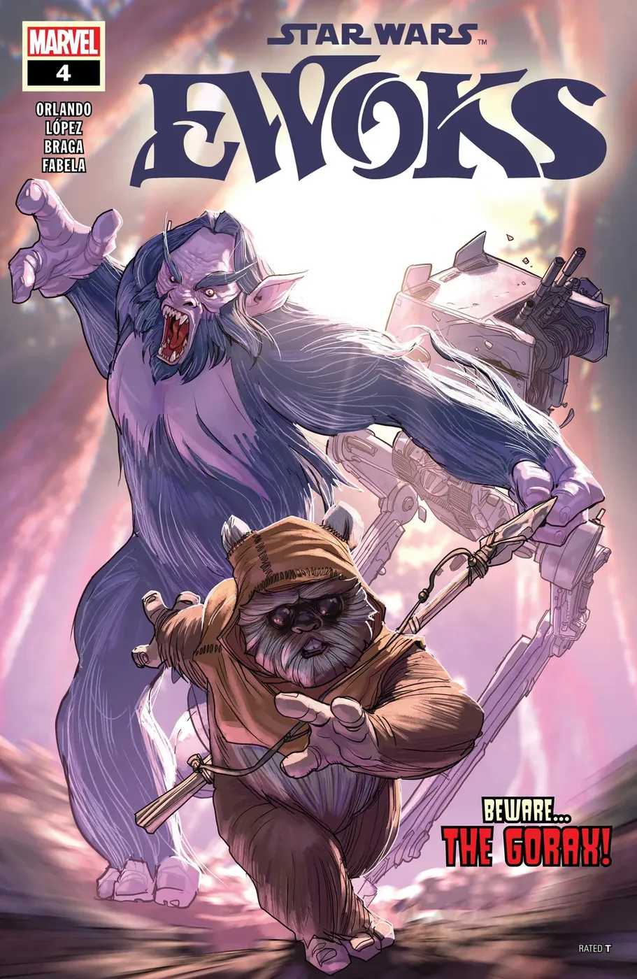 Cover of Star Wars: Ewoks #4