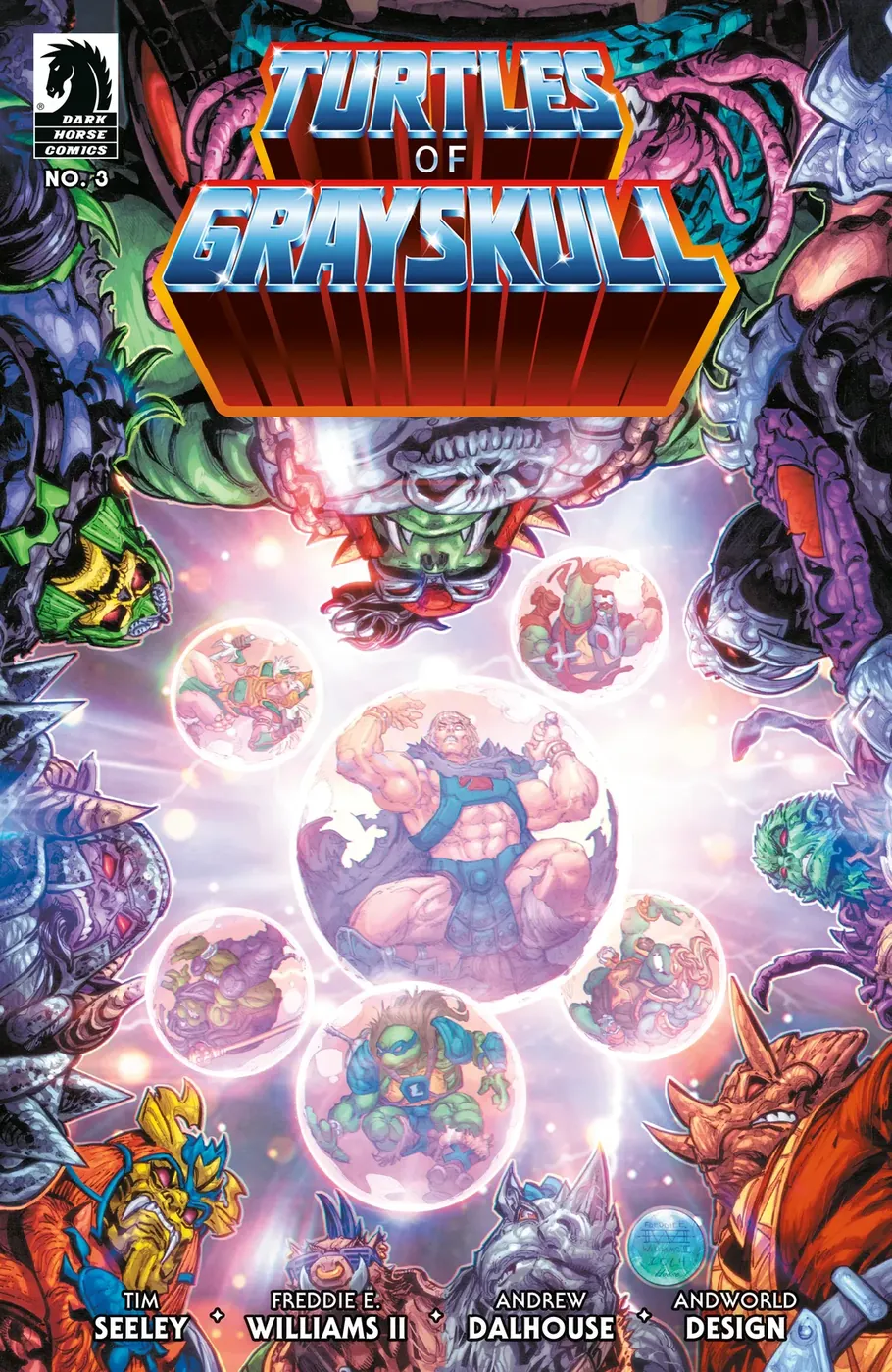 Cover of Masters of the Universe / Teenage Mutant Ninja Turtles: Turtles of Grayskull #3