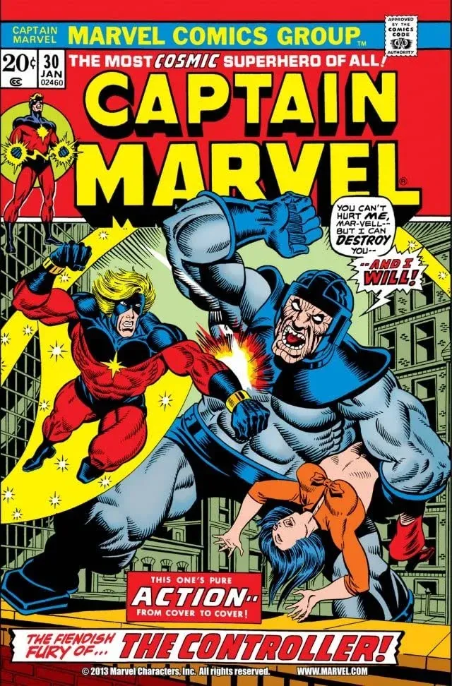 Cover of Captain Marvel #30