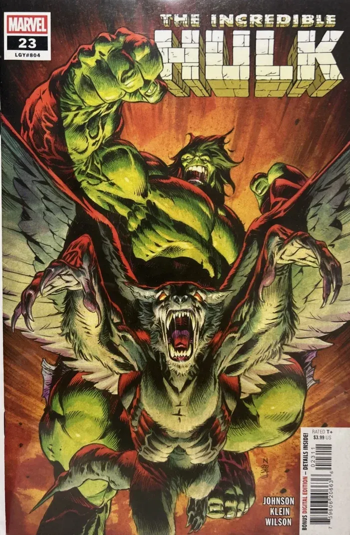 Cover of Incredible Hulk #23 (804)